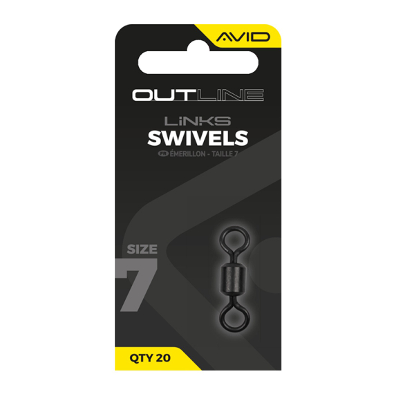 Avid Outline Swivel - Size 7 i gruppen Kroker Og Terminal Takkel / Rigg Tilbehør / Annet Rig Tilbehør hos Sportfiskeprylar.se (A0640144)
