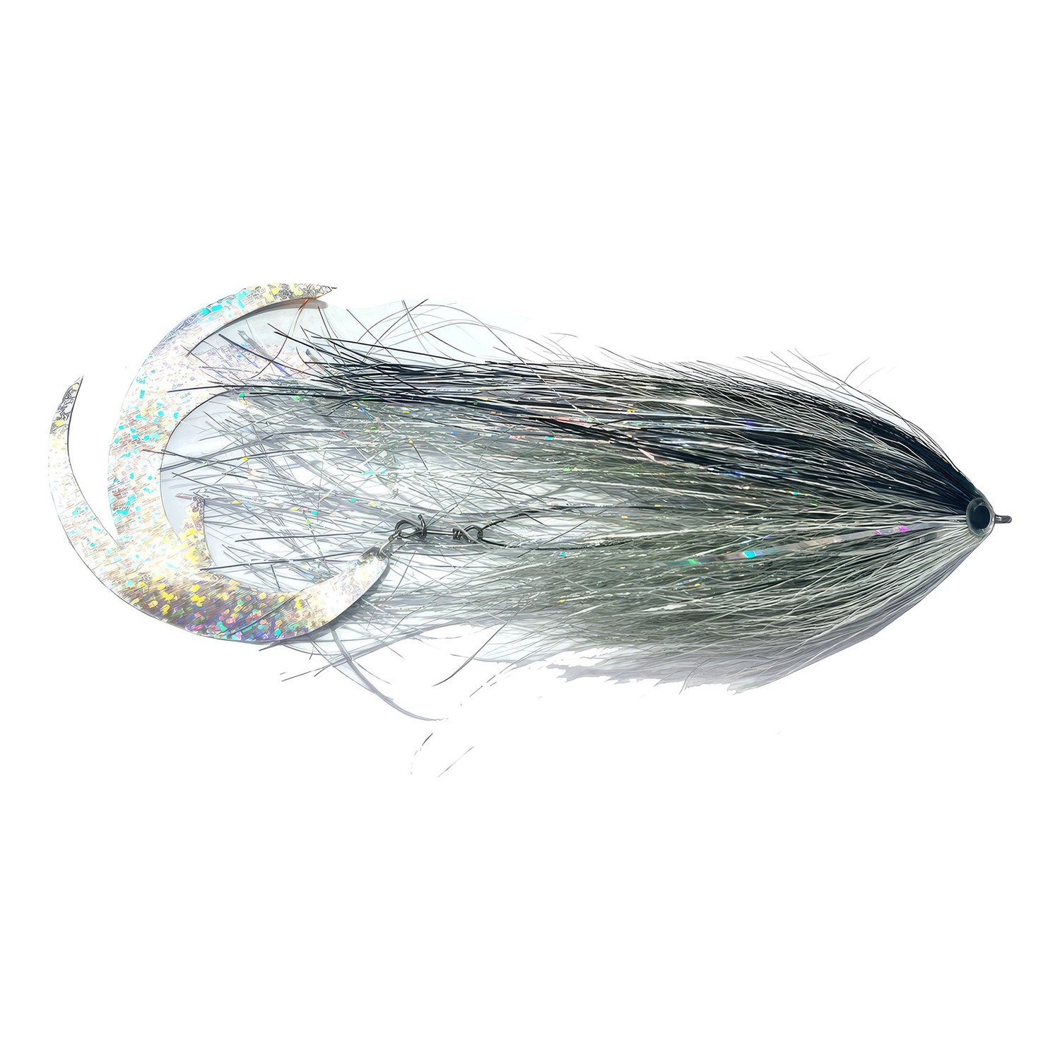 Vision Pike - Dragontail Silver Tinsel fly #5/0 i gruppen Sluker / Fluer / Gjeddefluer hos Sportfiskeprylar.se (A276900059-50)