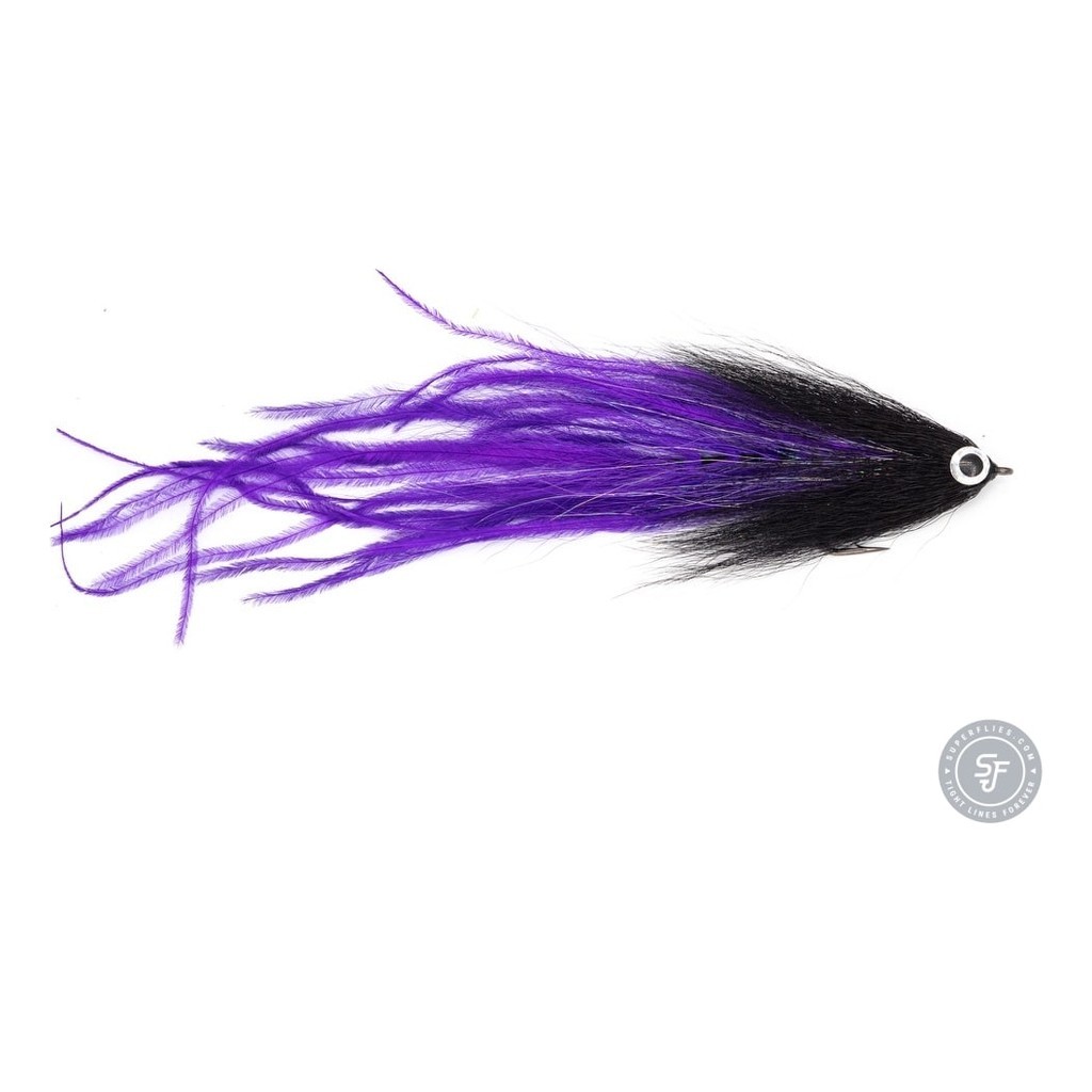 Vision Pike - Beast Black/Purple fly #6/0 i gruppen Sluker / Fluer / Gjeddefluer hos Sportfiskeprylar.se (A276900147-60)