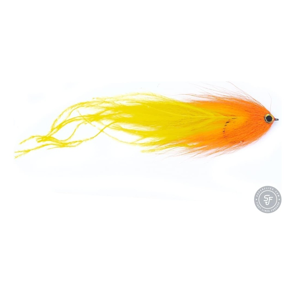 Vision Pike - Beast Orange/Yellow fly #6/0 i gruppen Sluker / Fluer / Gjeddefluer hos Sportfiskeprylar.se (A276900148-60)