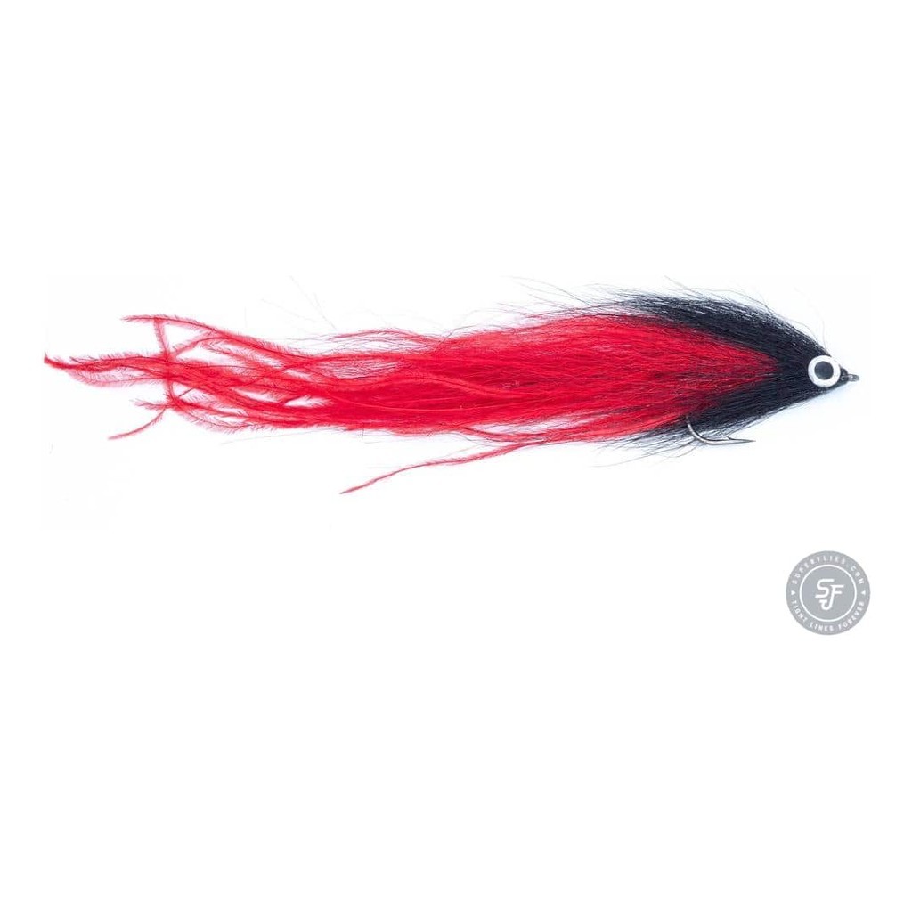 Vision Pike - Beast Black/Red fly #6/0 i gruppen Sluker / Fluer / Gjeddefluer hos Sportfiskeprylar.se (A276900149-60)