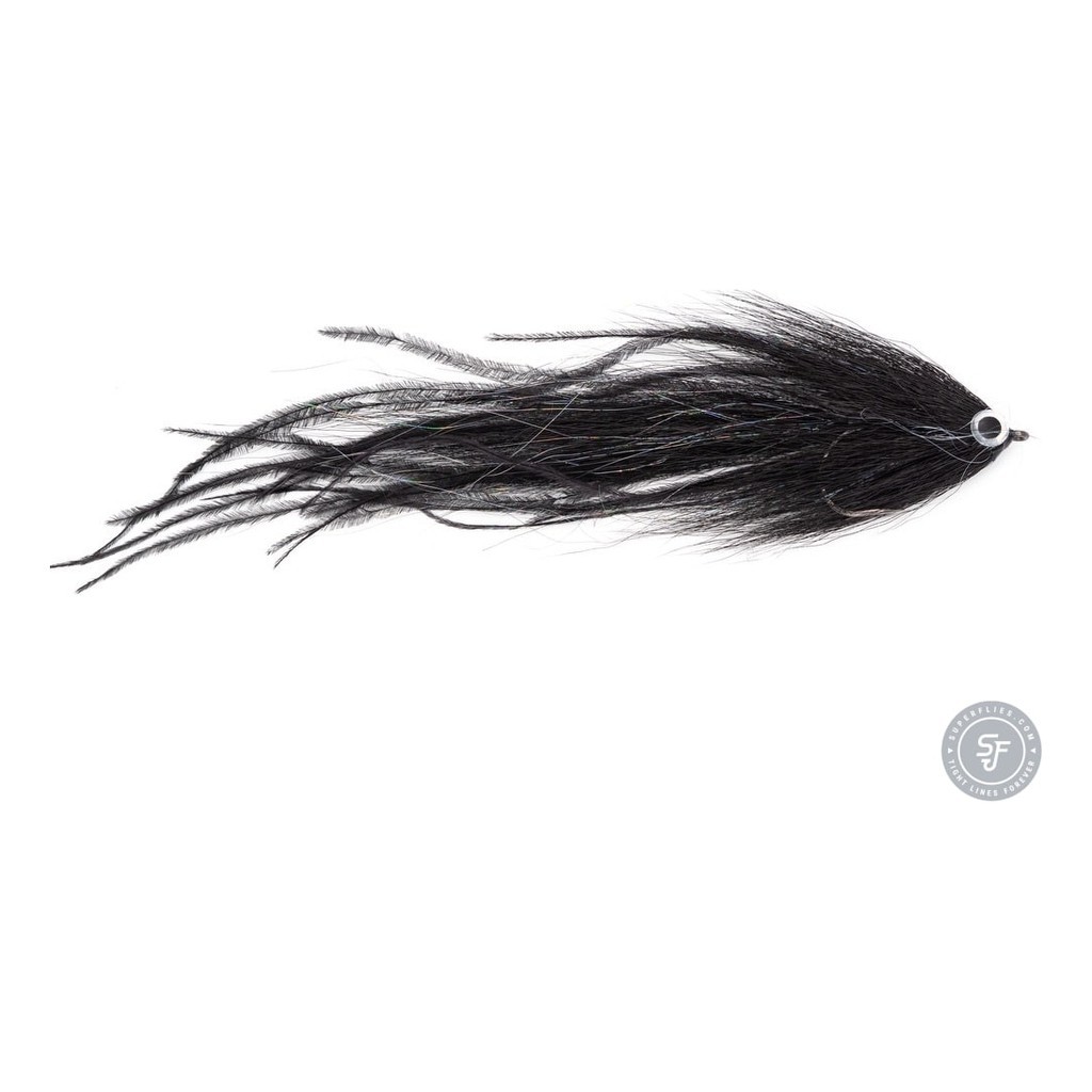 Vision Pike - Beast Black fly #6/0 i gruppen Sluker / Fluer / Gjeddefluer hos Sportfiskeprylar.se (A276900152-60)