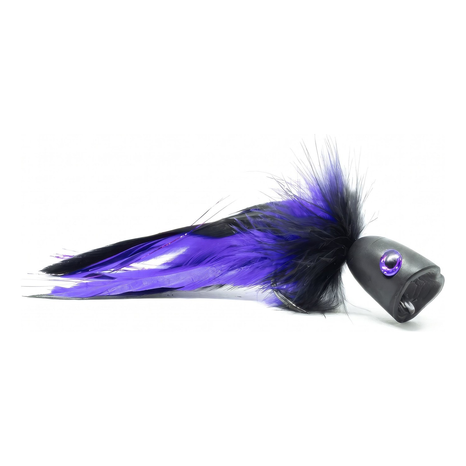 Vision Pike - Surface Seducer Double Popper Purple/Black fly #6/0 i gruppen Sluker / Fluer / Gjeddefluer hos Sportfiskeprylar.se (A276909541-60)