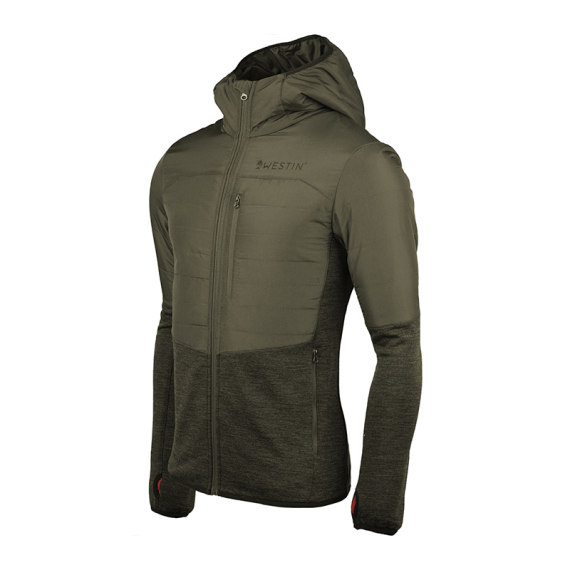 Westin Thermo Knit Jacket Beluga Green i gruppen Klær Og Fottøy / Klær / Jakker / Dun- og syntetfôrede jakker hos Sportfiskeprylar.se (A292-1162-Sr)