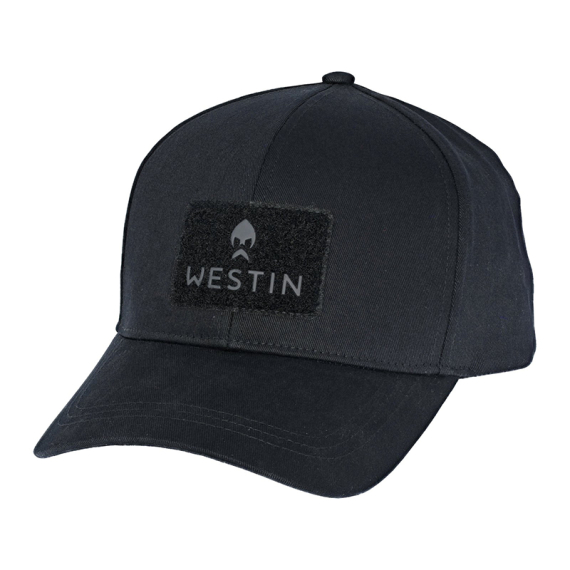 Westin Badge Cap One Size Jet Black i gruppen Klær Og Fottøy / Caps Og Annet Hodeplagg / Caps hos Sportfiskeprylar.se (A304-391-OS)