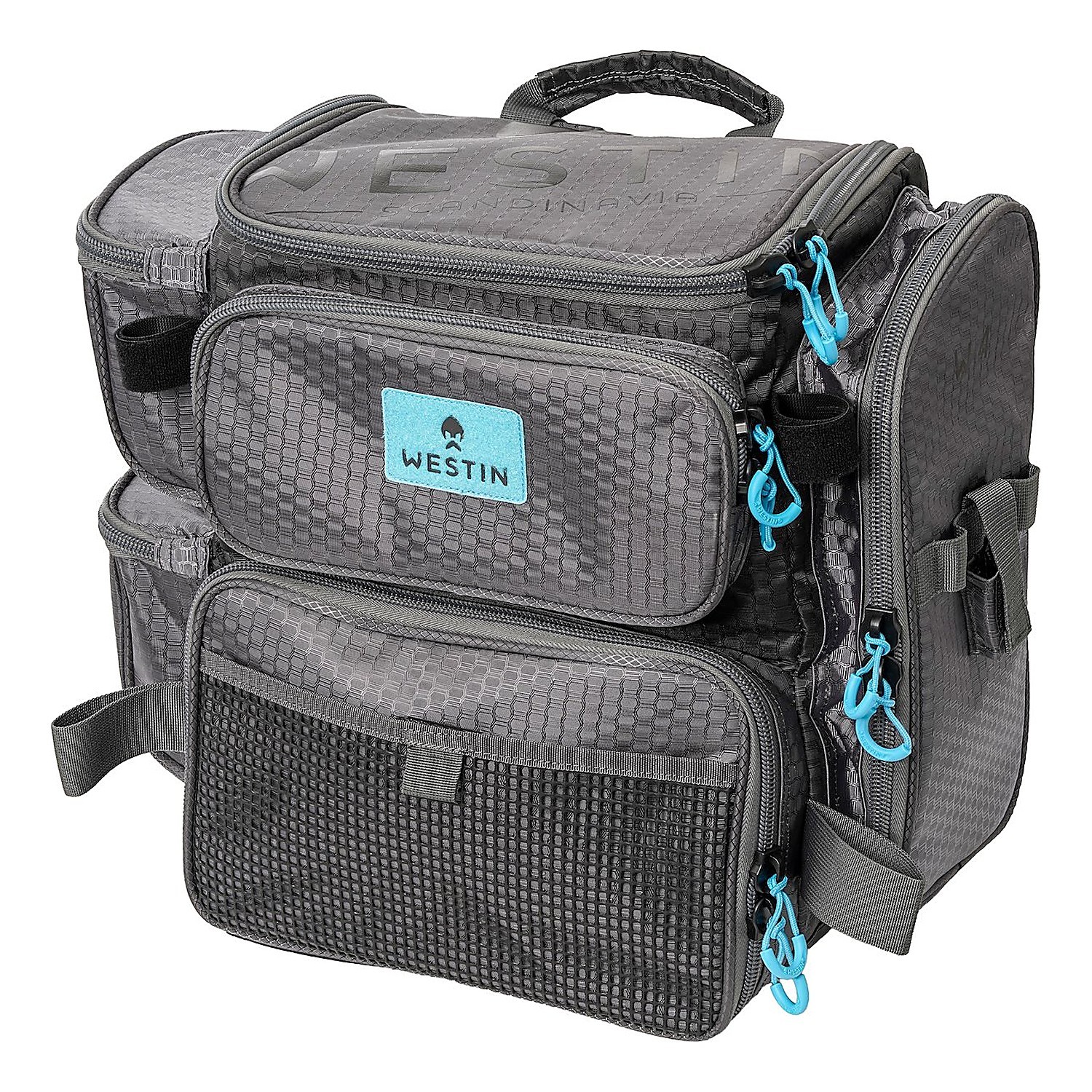 Westin W4 HD Rucksack 3 Boxes Titanium Grey - L i gruppen Oppbevaring / Ryggsekker hos Sportfiskeprylar.se (A330-L-1471)