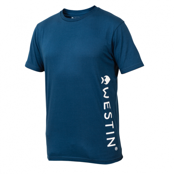 Westin Pro T-Shirt Navy Blue i gruppen Klær Og Fottøy / Klær / T-Skjorte hos Sportfiskeprylar.se (A66-504-Sr)