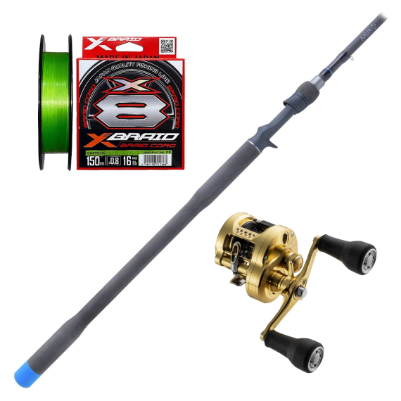 AAVA Tiraphene & Calcutta Conquest Combo - 8\'3\'\' 50-180g i gruppen Kombinasjoner / Kaste Kombinasjoner / Spinnfiskesett Gjedde hos Sportfiskeprylar.se (AAVACONQUESTCOMBO)