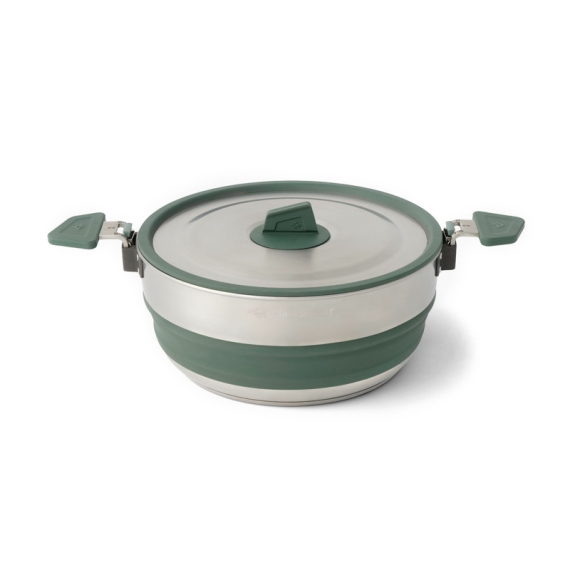 Sea To Summit Detour Stainless Steel Collapsible Pot 3L i gruppen Outdoor / Feltkjøkken Og Redskaper / Kjeler Og Stekepanner / Kjeler hos Sportfiskeprylar.se (ACK026021-402002)