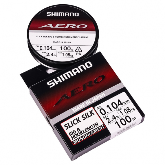 Shimano Aero Slick Silk Rig 100m Clear i gruppen Snører / Isfiske Snører hos Sportfiskeprylar.se (AERSSRH100190r)