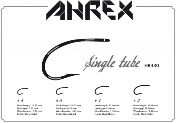 Ahrex HR430 - Tube Single #6 i gruppen Kroker Og Terminal Takkel / Flue Binding / Fluebindingsmateriale / Tubekroker hos Sportfiskeprylar.se (AHR430-6)