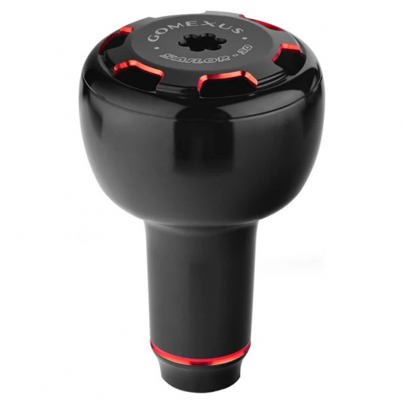 Gomexus 27mm Aluminum Reel Power Knob Black/Red i gruppen Sneller / Tilbehør Fiskesneller / Snelle Håndtak hos Sportfiskeprylar.se (AS30BKRD)
