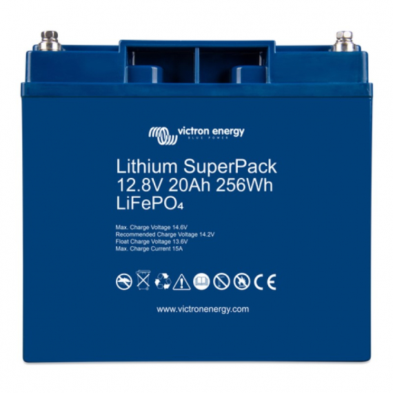 Victron Energy Lithium SuperPack 12,8V/20Ah i gruppen Båtelektronikk / Batterier Og Ladere / Batterier / Lithiumbatterier hos Sportfiskeprylar.se (BAT512020705)
