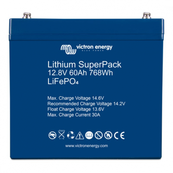 Victron Energy Lithium SuperPack 12,8V/60Ah i gruppen Båtelektronikk / Batterier Og Ladere / Batterier / Lithiumbatterier hos Sportfiskeprylar.se (BAT512060705)