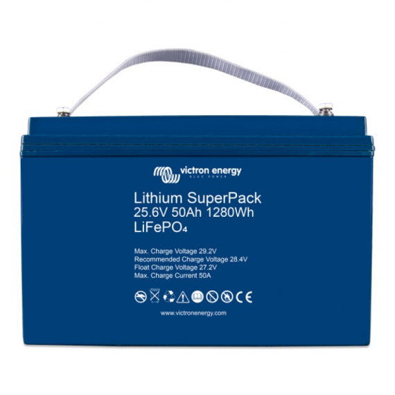 Victron Energy Lithium SuperPack 25,6V/50Ah i gruppen Båtelektronikk / Batterier Og Ladere / Batterier / Lithiumbatterier hos Sportfiskeprylar.se (BAT524050705)
