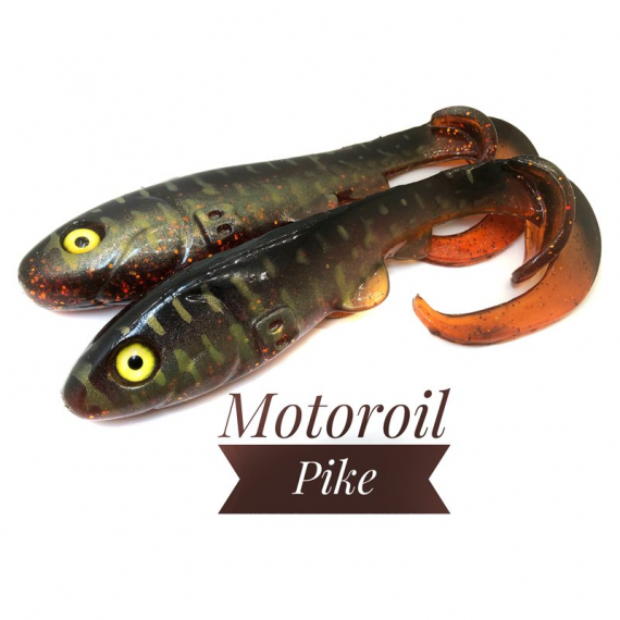 BoniBaits Happy Hybrid 28cm 88g - Motoroil Pike i gruppen Sluker / Softbaits / Gjedde Softbaits hos Sportfiskeprylar.se (BBHHXL31)