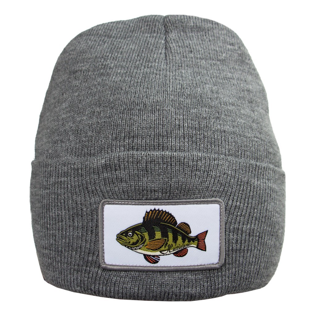 Hurricane Beanie Perch Patch Grey i gruppen Klær Og Fottøy / Caps Og Annet Hodeplagg / Luer Og Annet Hodeplagg hos Sportfiskeprylar.se (BEA03)