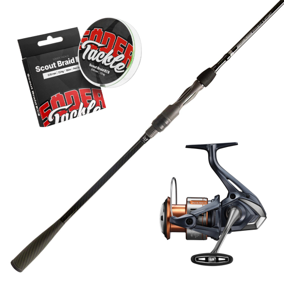 BFT Ninety Two Hydra Slayer & Nasci Combo 8\' -100g i gruppen Kombinasjoner / Spinnsett / Gjedde Spinnsett hos Sportfiskeprylar.se (BFT92PIKECOMBO)