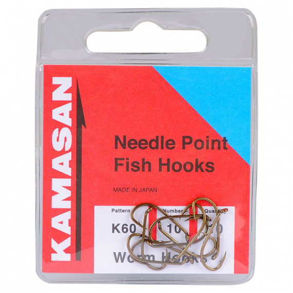 Kamasan K60 - Worm Hook i gruppen Kroker Og Terminal Takkel / Kroker / Specimen Kroker hos Sportfiskeprylar.se (BK60-200r)