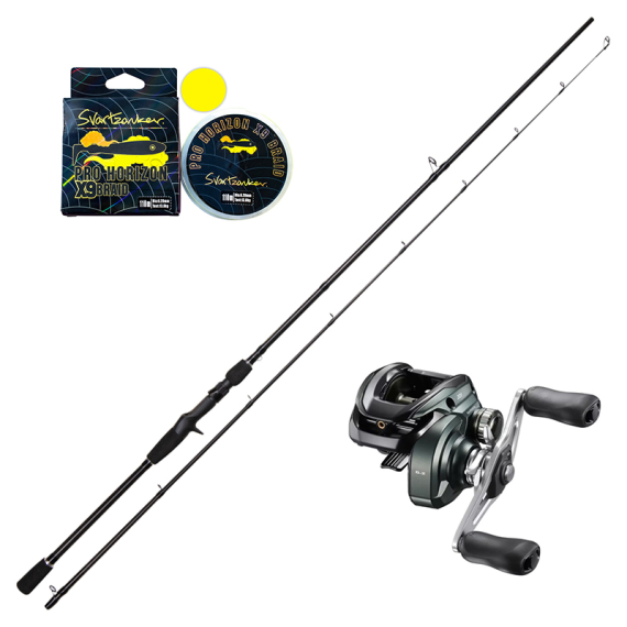 Svartzonker Black Series \'\'The Horizon\'\' 8\' 20-70g Curado Downsize Combo i gruppen Kombinasjoner / Kaste Kombinasjoner / Spinnfiskesett Gjedde hos Sportfiskeprylar.se (BLACKSERIESCURADOCOMBO)