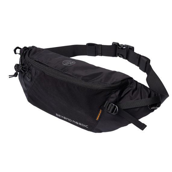 Beyond Nordic BN505 Waist Pack 2,5L Onyx Black i gruppen Oppbevaring / Takkelmapper / Hoftebelte hos Sportfiskeprylar.se (BN505-BLACK-OS)