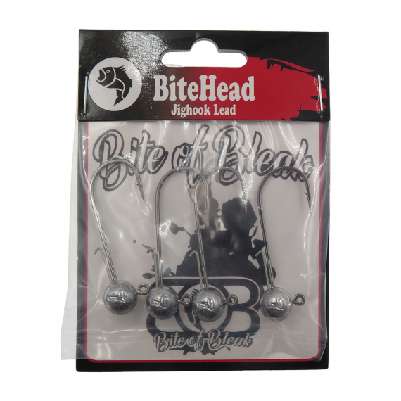 Bite Of Bleak Bitehead Lead - 7g 4/0 (4-pack) i gruppen Kroker Og Terminal Takkel / Jigghode / Runde Jigghoder hos Sportfiskeprylar.se (BOB-00-0310)
