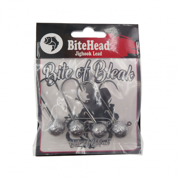 Bite Of Bleak Bitehead Lead - 15g 3/0 (4-pack) i gruppen Kroker Og Terminal Takkel / Jigghode / Runde Jigghoder hos Sportfiskeprylar.se (BOB-00-0315)