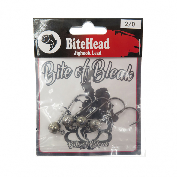 Bite Of Bleak Bitehead Lead - 5g 2/0 (4-pack) i gruppen Kroker Og Terminal Takkel / Jigghode / Runde Jigghoder hos Sportfiskeprylar.se (BOB-00-0528)