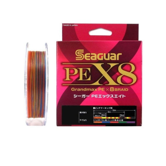 Seaguar PE X8 Grandmax 300m Multicolor i gruppen Snører / Multifilament hos Sportfiskeprylar.se (BOB-00-SEAGUAR-00-0026r)