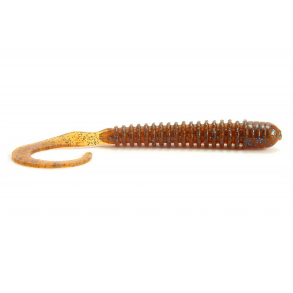 Noike Ring Curly 3\'\' 7,5cm (12-pack) - Cinnamon Blue Flake i gruppen Sluker / Softbaits / Abbor Softbaits Og Gjørs Softbaits hos Sportfiskeprylar.se (BOB-NOIKE-0332)