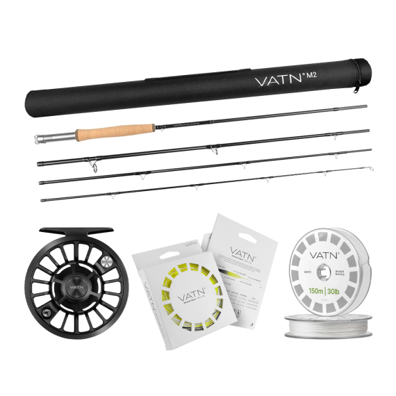 VATN M2 Allround Streamer Flugset 9\' - #5 i gruppen Kombinasjoner / Fluefiske Kombinasjoner / Enhånds fluefiskesett hos Sportfiskeprylar.se (BUNDLEVATNM29052026ARTS3)