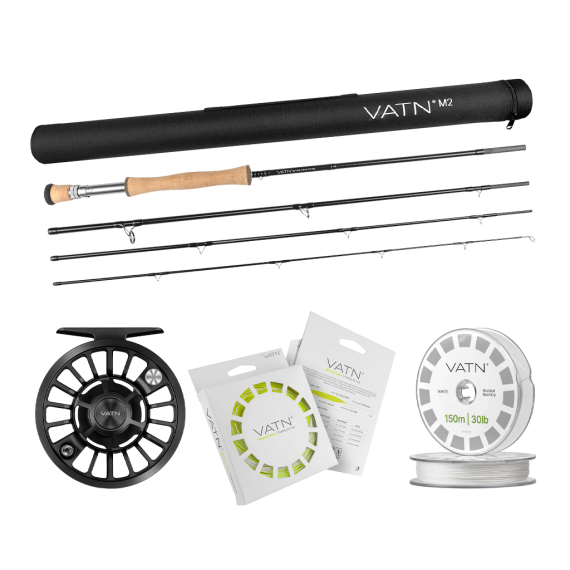 VATN M2 Allround Taper+ Flugset 9\' - #7 i gruppen Kombinasjoner / Fluefiske Kombinasjoner / Enhånds fluefiskesett hos Sportfiskeprylar.se (BUNDLEVATNM29072026ART)