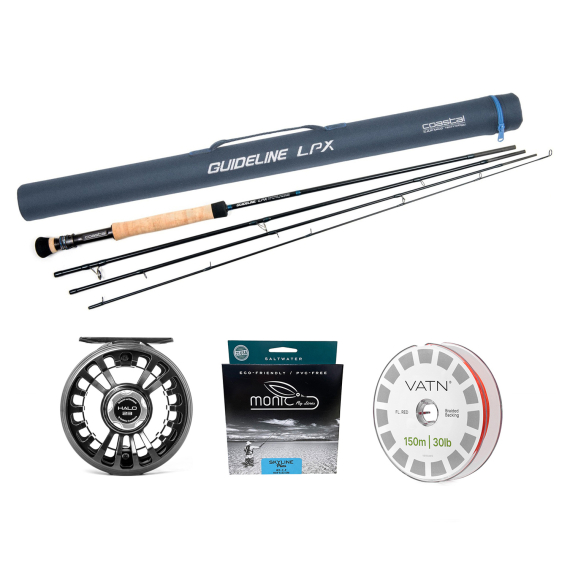 Guideline LPX Coastal / Monic Skyline Fly Combo - 9\' #7 i gruppen Kombinasjoner / Fluefiske Kombinasjoner / Enhånds fluefiskesett hos Sportfiskeprylar.se (BUNDLE_107857GLTROPICAL)