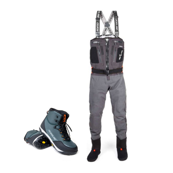 Guideline Alta Sonic T-Zip ULBC Wader Combo Vibram i gruppen Klær Og Fottøy hos Sportfiskeprylar.se (BUNDLE_GL50710)