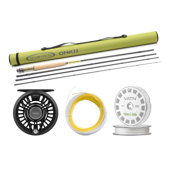 Vision ONKII Dry Fly Taper+ Flugset - 9\'0\'\' #5 i gruppen Kombinasjoner / Fluefiske Kombinasjoner / Enhånds fluefiskesett hos Sportfiskeprylar.se (BUNDLE_VOI4905_2026_DRY)