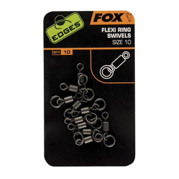 Fox Edges Flexi Ring Swivel i gruppen Kroker Og Terminal Takkel / Rigg Tilbehør / Annet Rig Tilbehør hos Sportfiskeprylar.se (CAC529r)