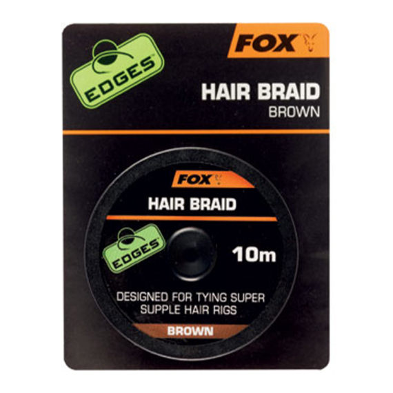 Fox Edges Hair Braid brown 10-pack i gruppen Kroker Og Terminal Takkel / Rigg Tilbehør / Annet Rig Tilbehør hos Sportfiskeprylar.se (CAC565)