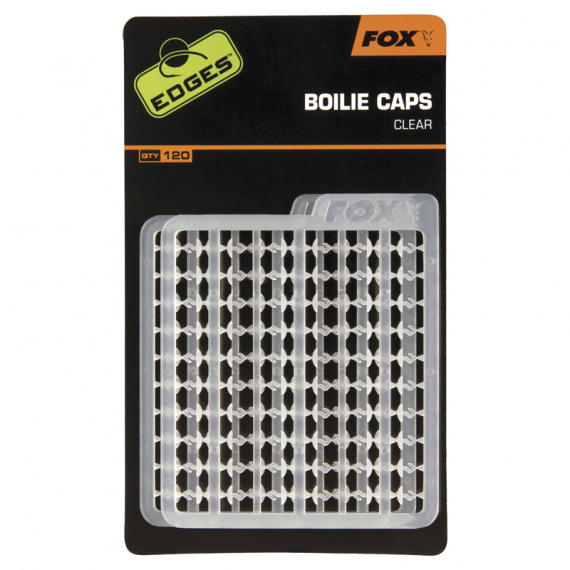 Fox Edges Boilie Caps Clear (120-pack) i gruppen Kroker Og Terminal Takkel / Rigg Tilbehør / Boilie Stopper hos Sportfiskeprylar.se (CAC601)