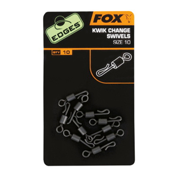 Fox Edges Kwick Change O Ring Swivels i gruppen Kroker Og Terminal Takkel / Rigg Tilbehør / Annet Rig Tilbehør hos Sportfiskeprylar.se (CAC674r)