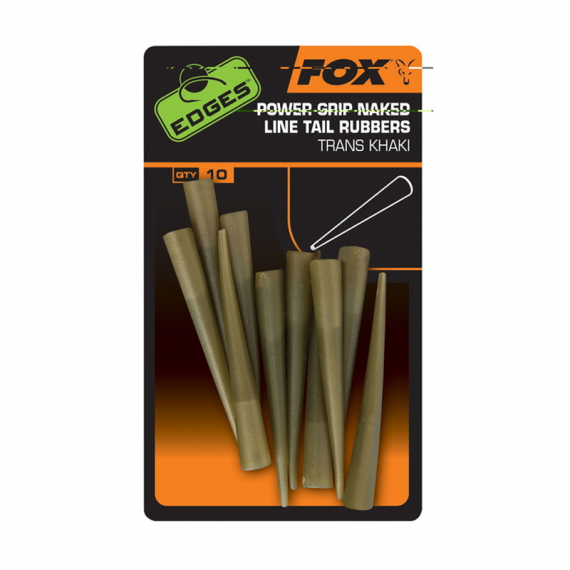 Fox Power Grip Naked Line Tail Rubbers Size 7, 10-pack i gruppen Kroker Og Terminal Takkel / Rigg Tilbehør / Krympeslange Og Tuber hos Sportfiskeprylar.se (CAC686)