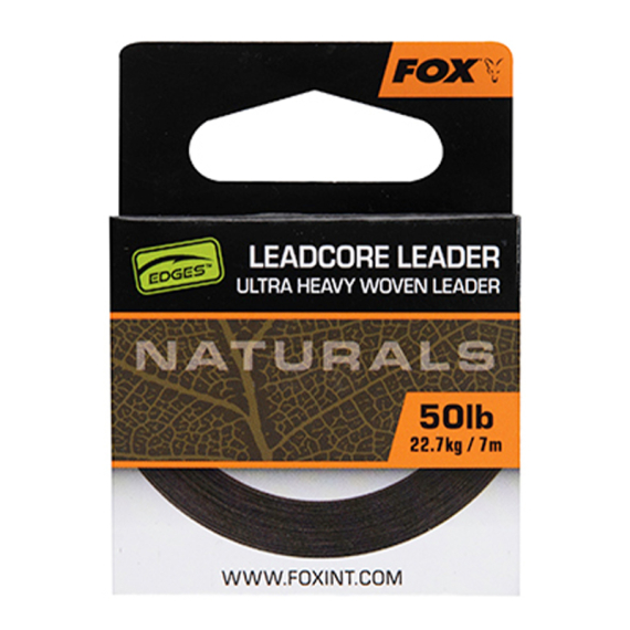 Fox Edges Naturals Leadcore Leader i gruppen Kroker Og Terminal Takkel / Ledere Og Fortommsmaterialer / Fortommsmaterialer / Blykjerne hos Sportfiskeprylar.se (CAC821r)