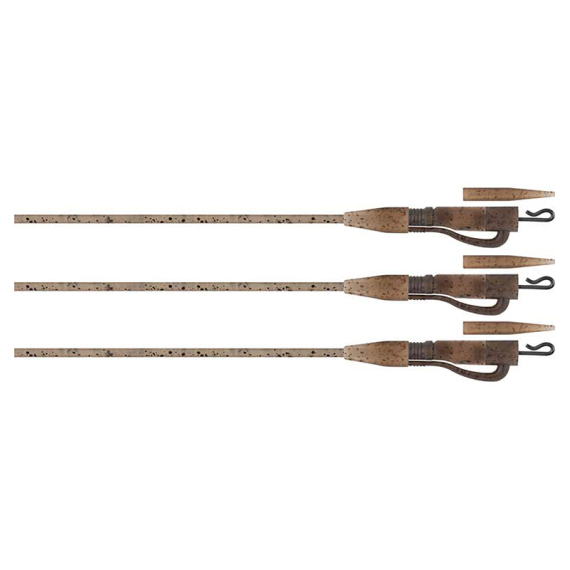 Fox Edges Tungsten Tubing Leadclip Ready Rigs Size 7 3pcs i gruppen Kroker Og Terminal Takkel / Rigg Tilbehør / Annet Rig Tilbehør hos Sportfiskeprylar.se (CAC918)