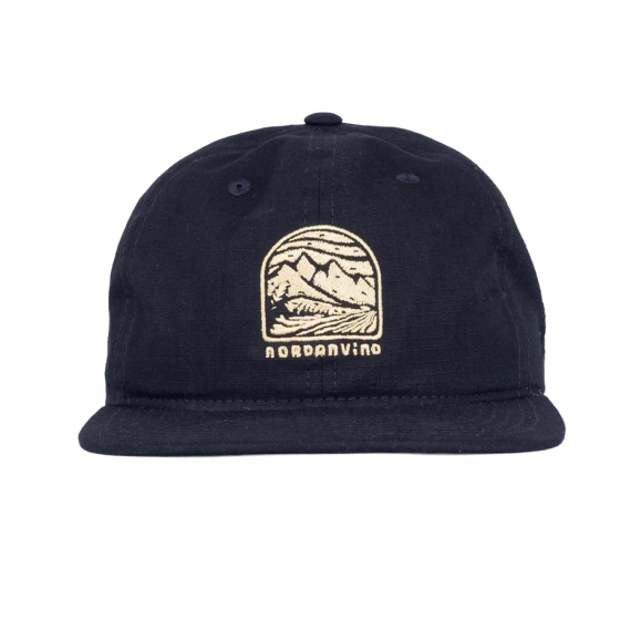 SQRTN Nordanvind 2 6-Panel Cap, Black i gruppen hos Sportfiskeprylar.se (CAP-397-OSFA)