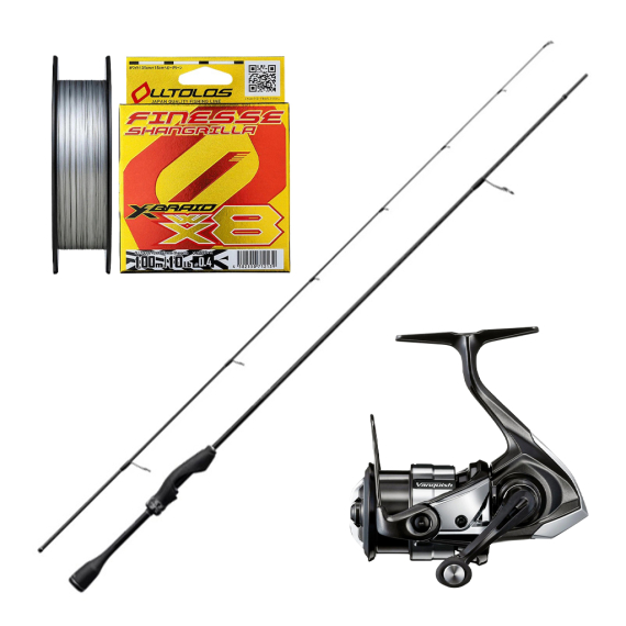 Shimano Cardiff Exlead Competition Small Game Combo i gruppen Kombinasjoner / Spinnsett / Edel Fisk Spinnsett hos Sportfiskeprylar.se (CARDIFFCOMBO)