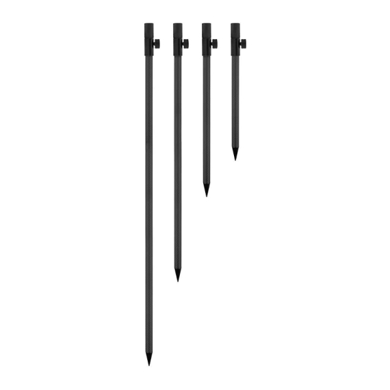 Fox Black Label Carbon Bankstick i gruppen Utstyr Og Tilbehør / Rod Pods, Rod Rests & Banksticks / Banksticks hos Sportfiskeprylar.se (CBS089r)