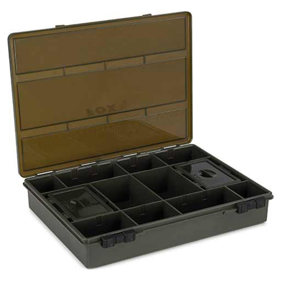 Fox EOS Carp Tackle Box Loaded - Large i gruppen Oppbevaring / Utstyrsskrin / Terminal Takkel Oppbevaring Og Utstyrsskrin hos Sportfiskeprylar.se (CBX097)