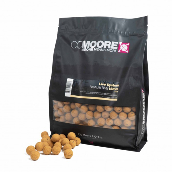 CC Moore Live System Boilies - 5kg i gruppen Fiskemetoder / Specimenfiske / Boilies Og Grunnfõr / Boilies hos Sportfiskeprylar.se (CCM-98400r)