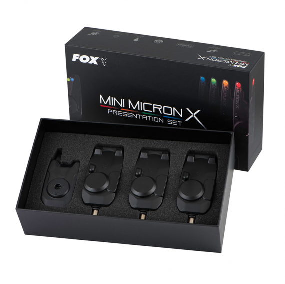 Fox Mini Micron X 3 Rod Set i gruppen Utstyr Og Tilbehør / Nappvarslere Og Indikatorer / Nappvarslere hos Sportfiskeprylar.se (CEI198)