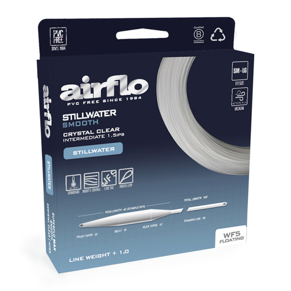 Airflo Delta Clear Intermediate i gruppen Snører / Skyteliner / Enhåndssnøre hos Sportfiskeprylar.se (CL-WF5FI-CLr)