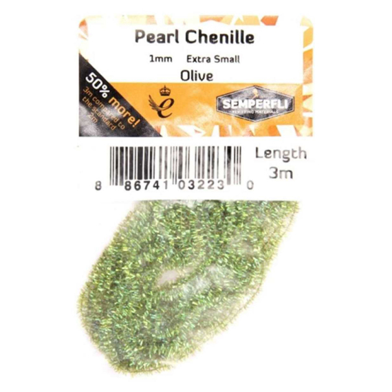 Semperfli Pearl Chenille 1mm - Olive i gruppen Fiskemetoder / Fluefiske / Flue Binding / Fluebindingsmateriale / Yarn Og Chenille hos Sportfiskeprylar.se (CPSC001OLV)